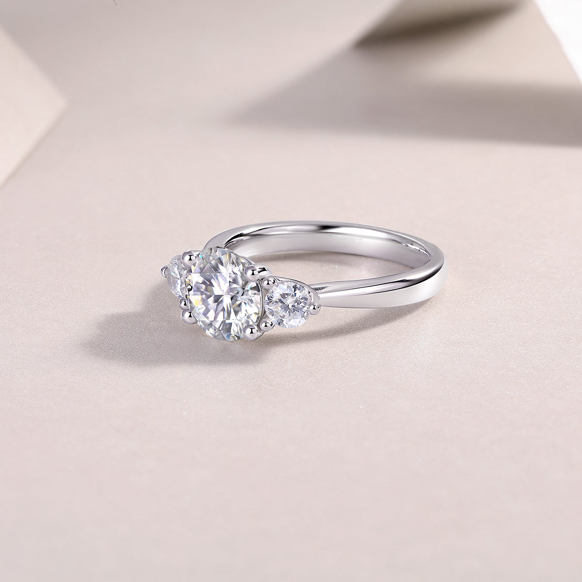 Three Worlds Solitaire Ring