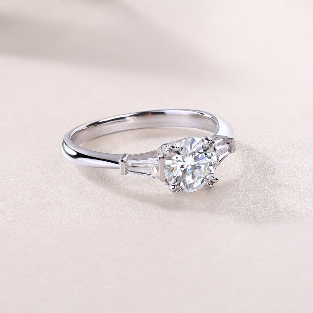 Tapered Baguette Solitaire