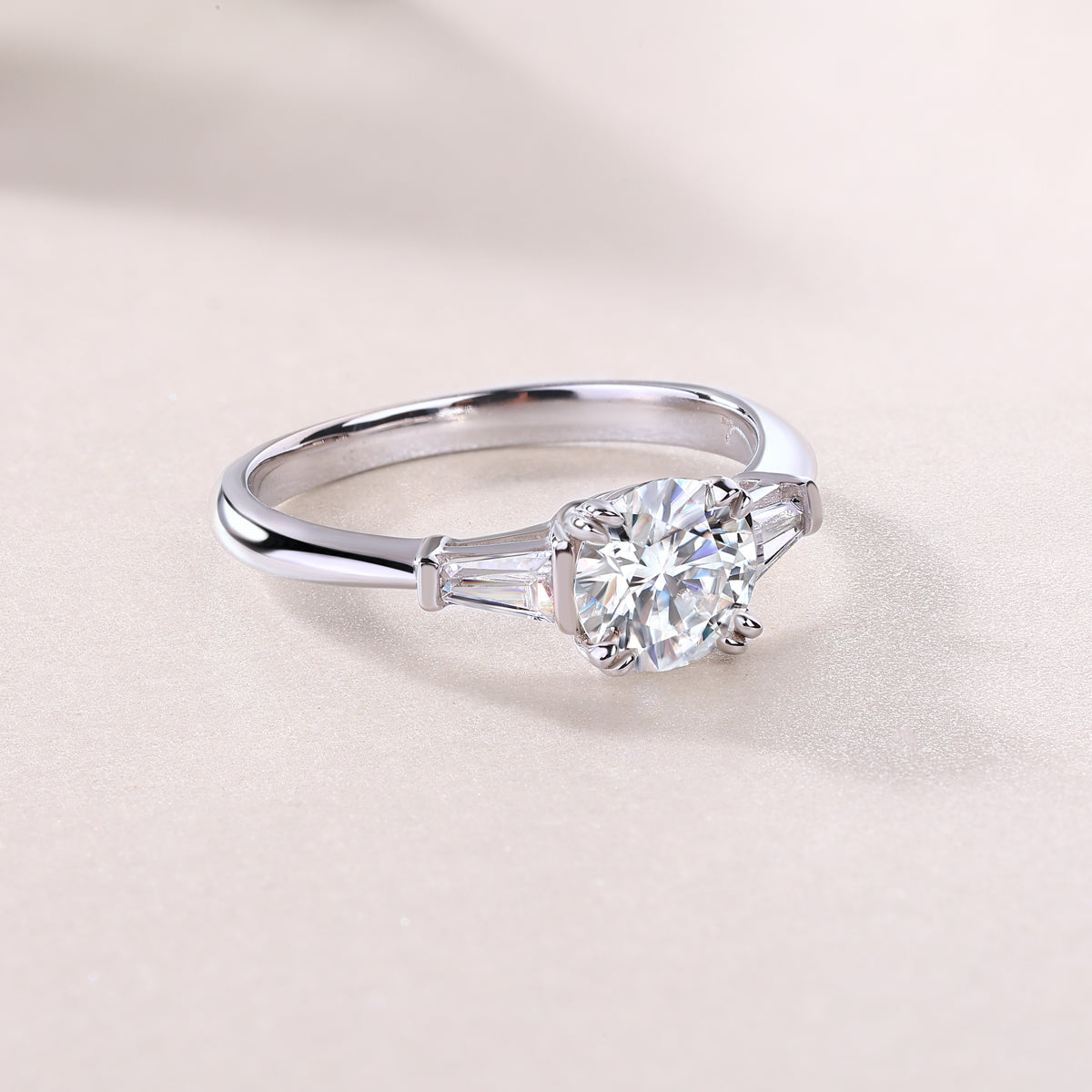 Tapered Baguette Solitaire