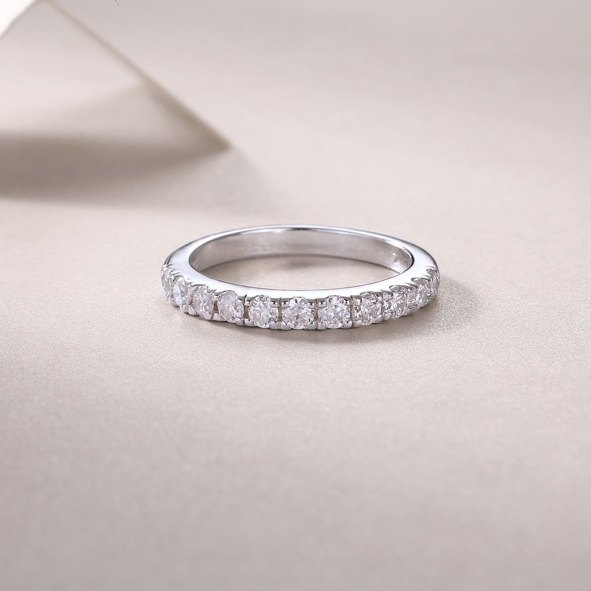 Parallel Pavé Ring