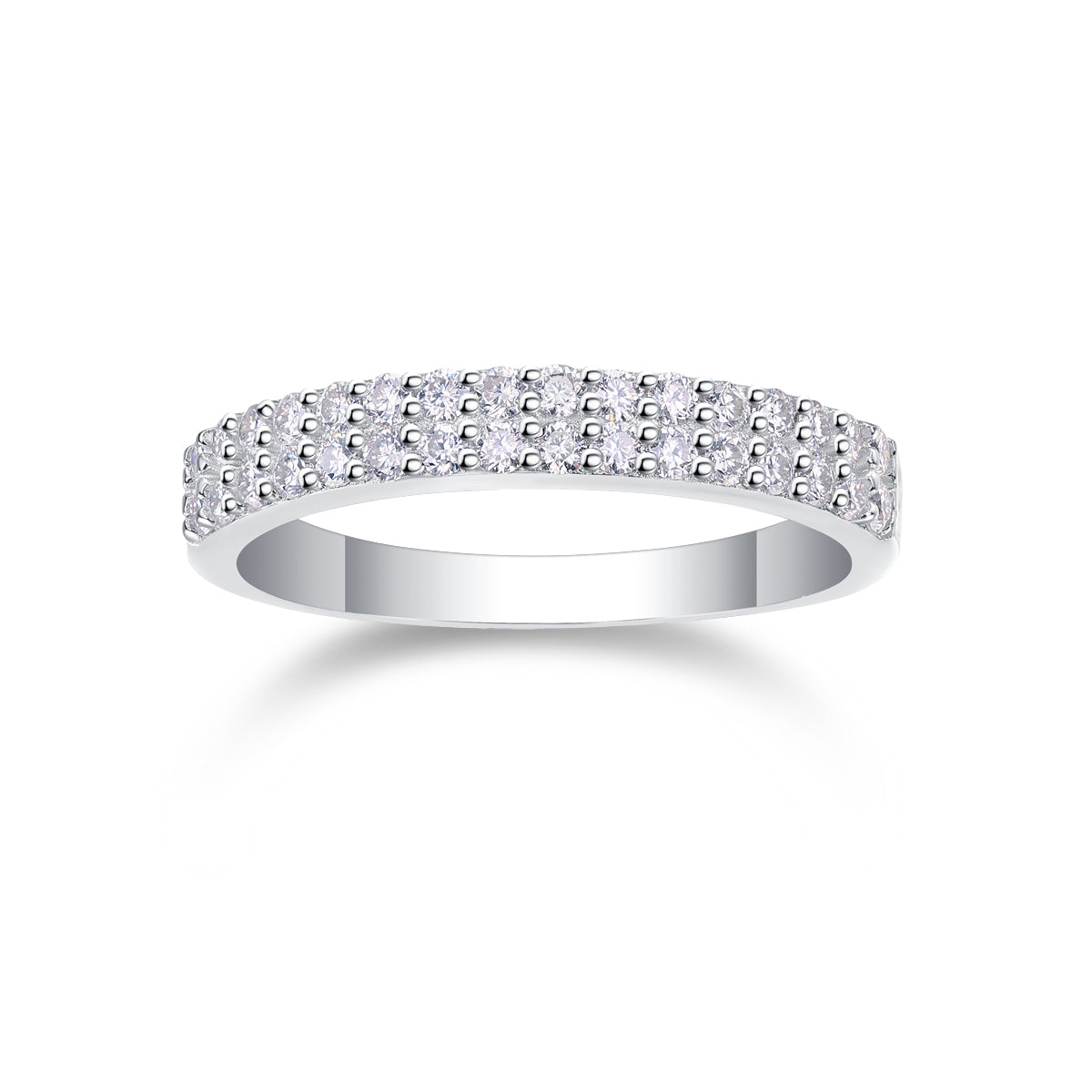 Double Row Pavé Ring