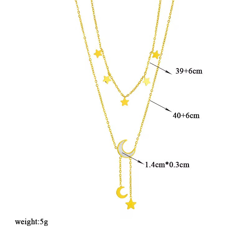 Luna & Stars Layered Necklace