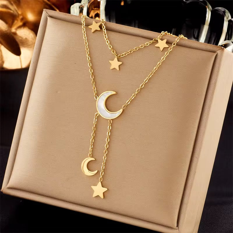 Luna & Stars Layered Necklace