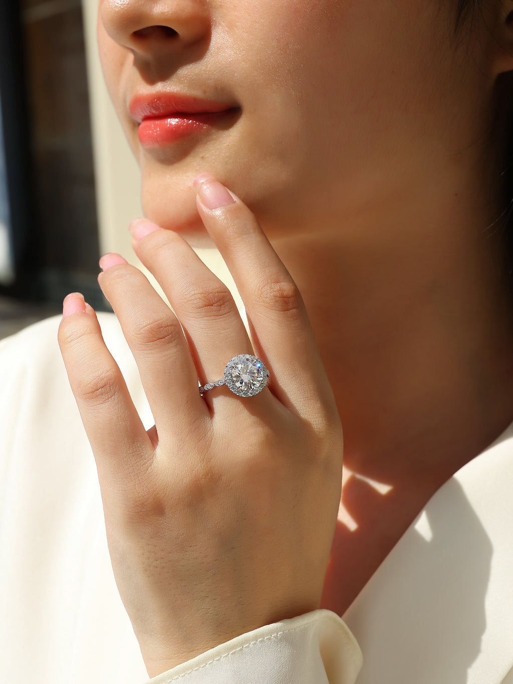 Starlight Solitaire Ring