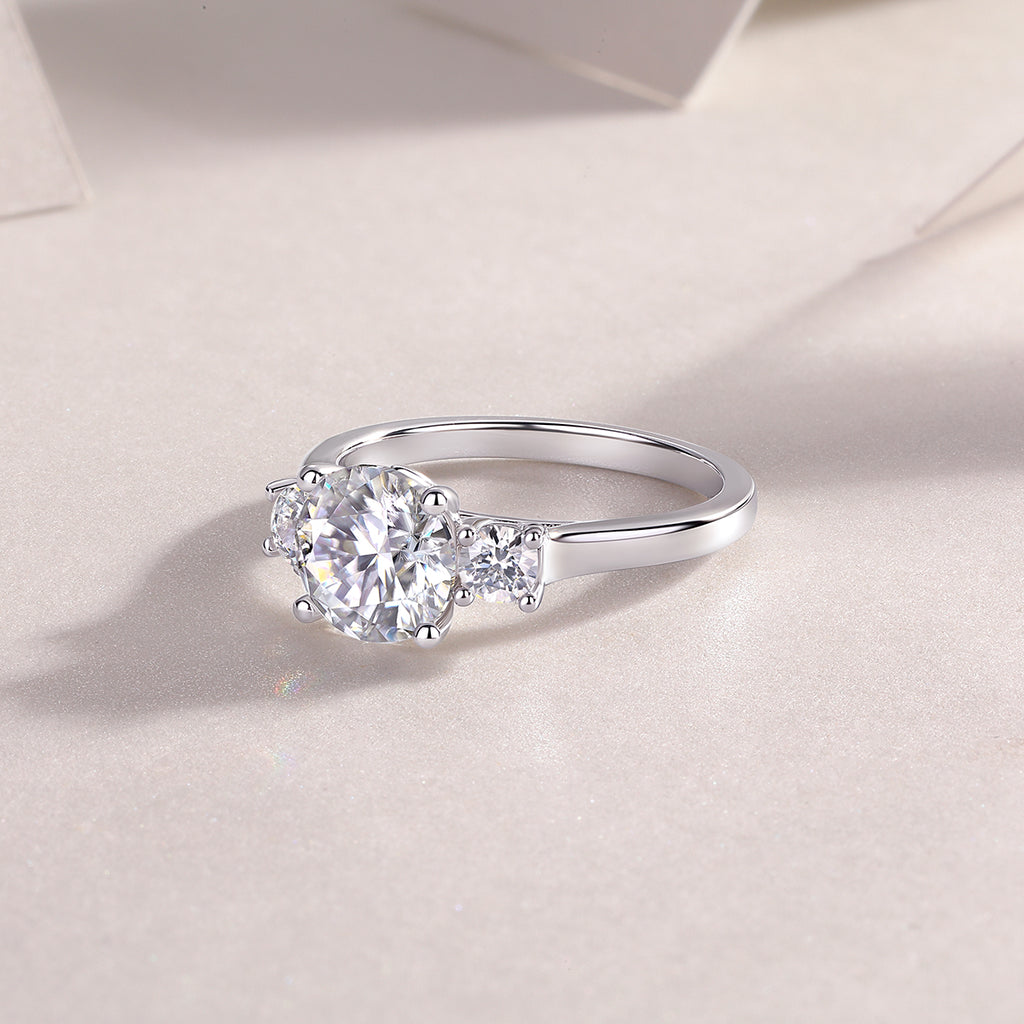 One-Carat Round Ring