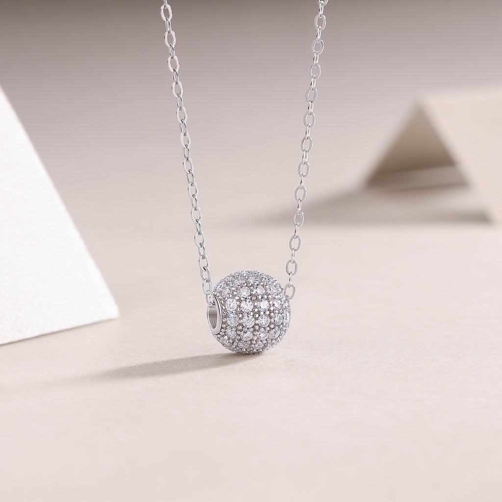 Pavé Sphere Necklace
