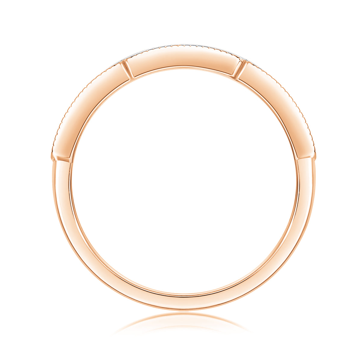 Half Pavé Slim Band