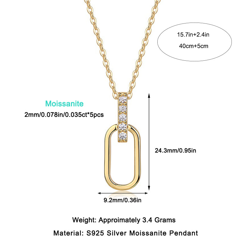 Pavé Link Pendant