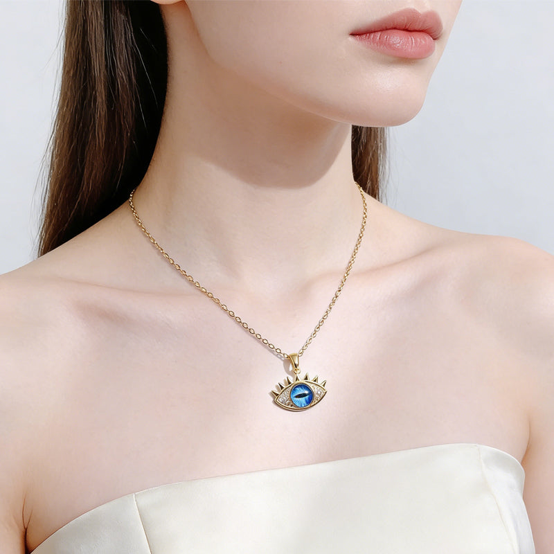Evil Eye Hamsa Pendant
