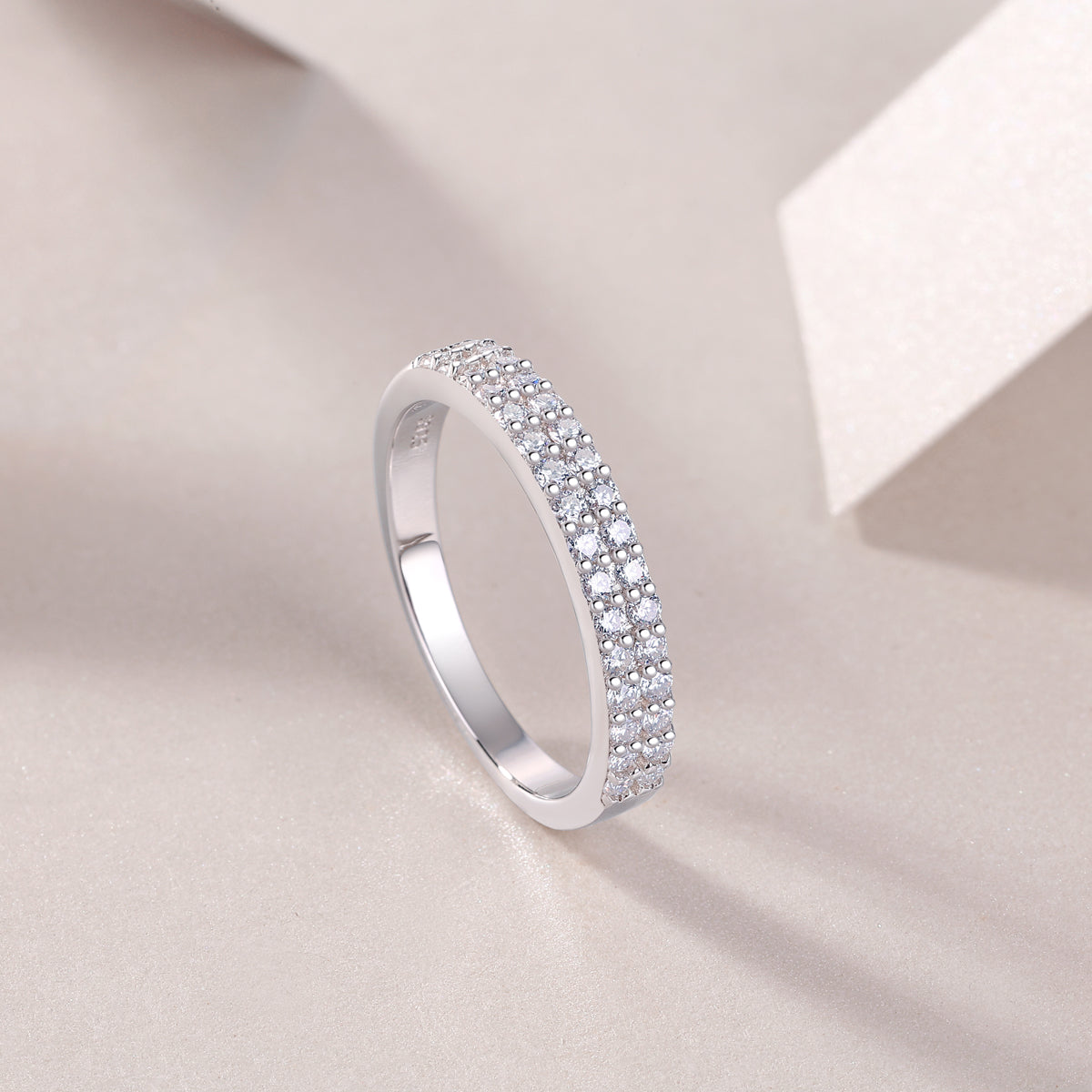 Double Row Pavé Ring