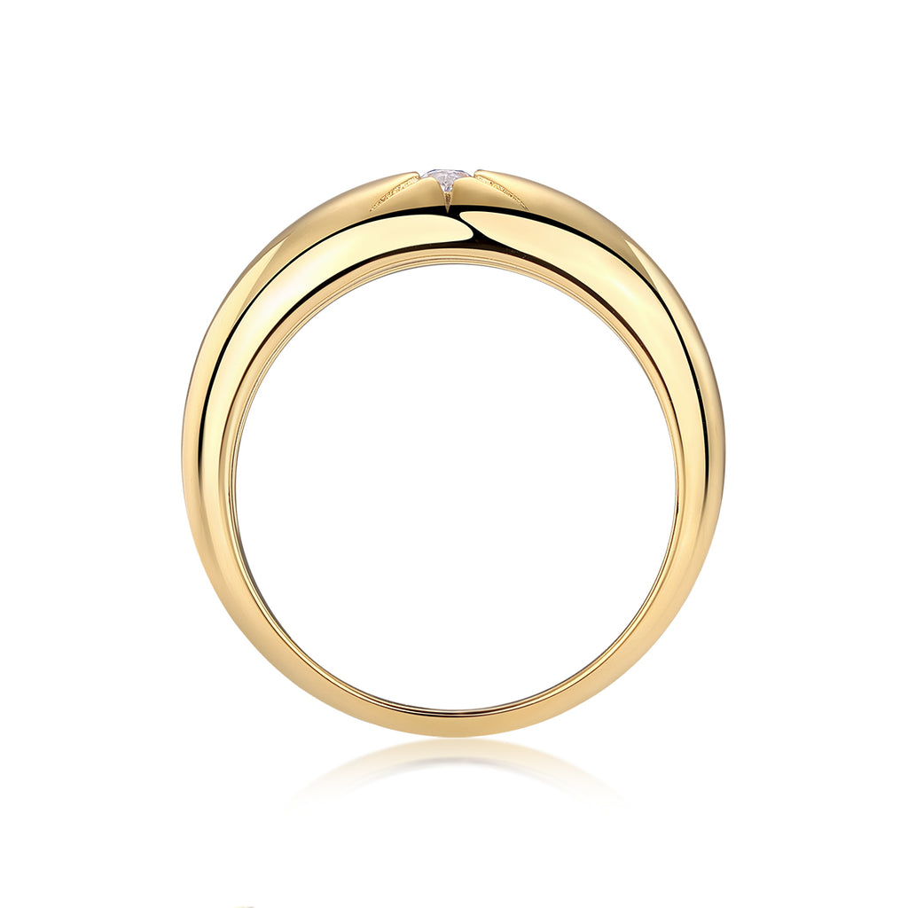 Eight-Prong Radiance Ring