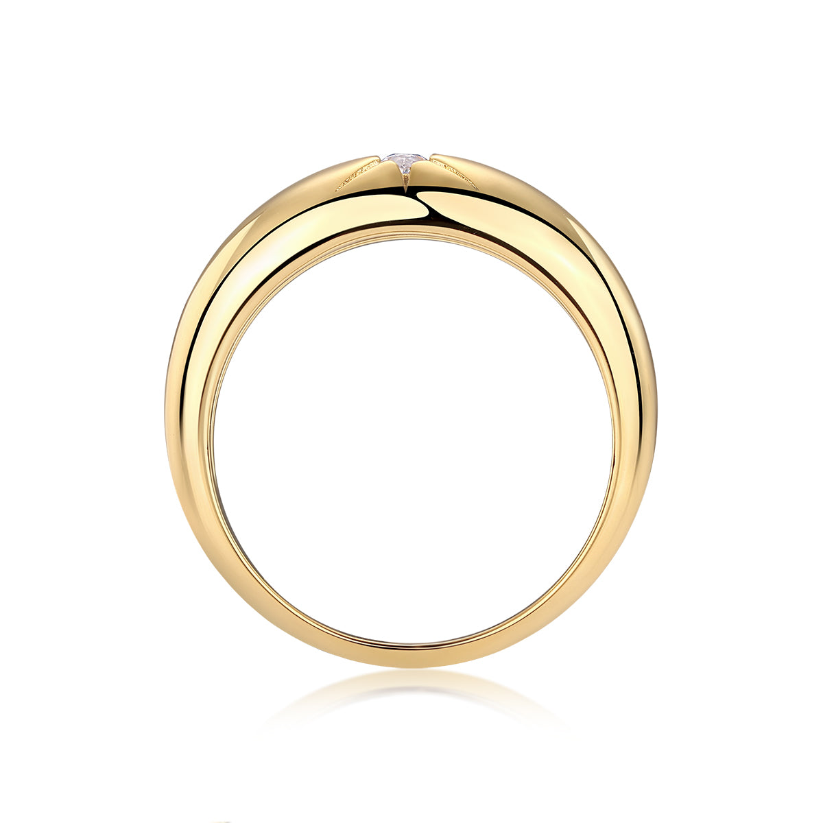 Eight-Prong Radiance Ring