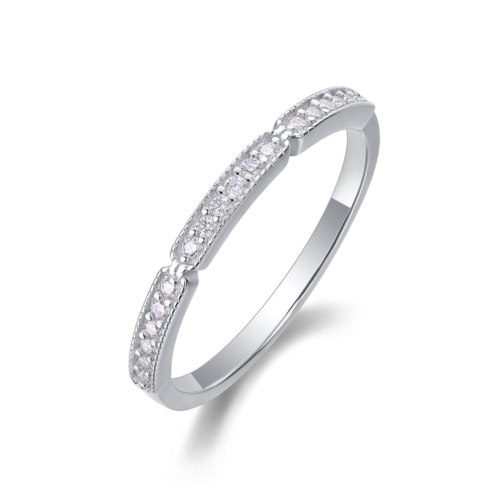 Half Pavé Slim Band