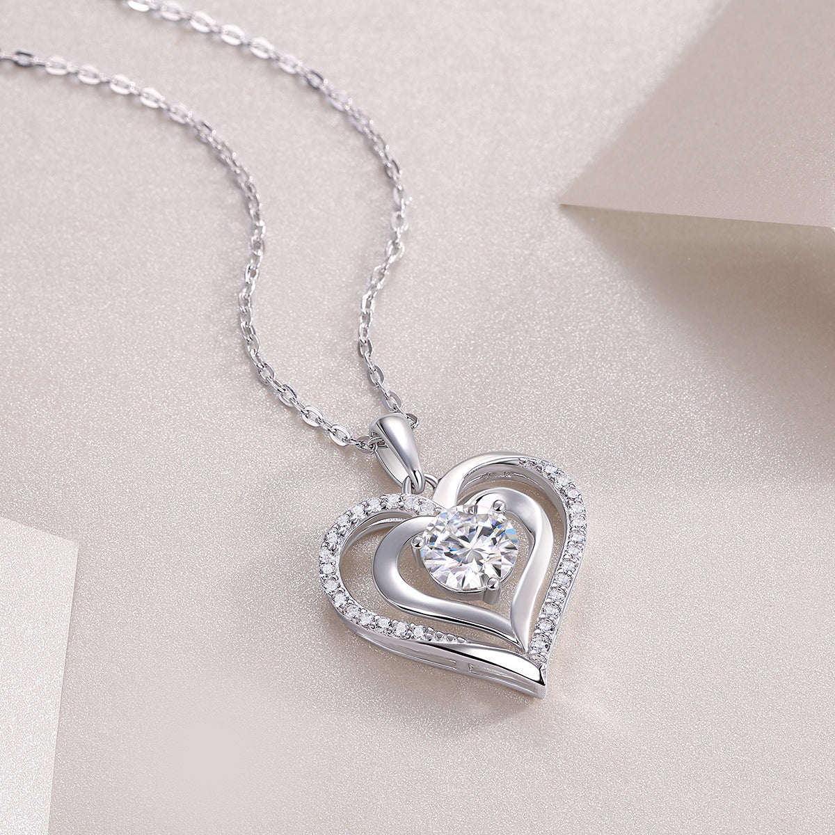 Double Heart Pendant