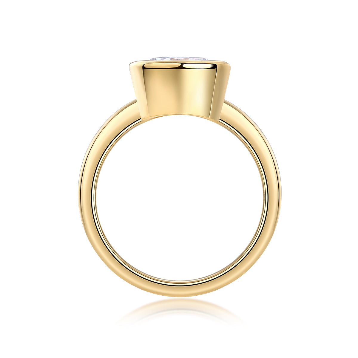 Bezel Solitaire Ring