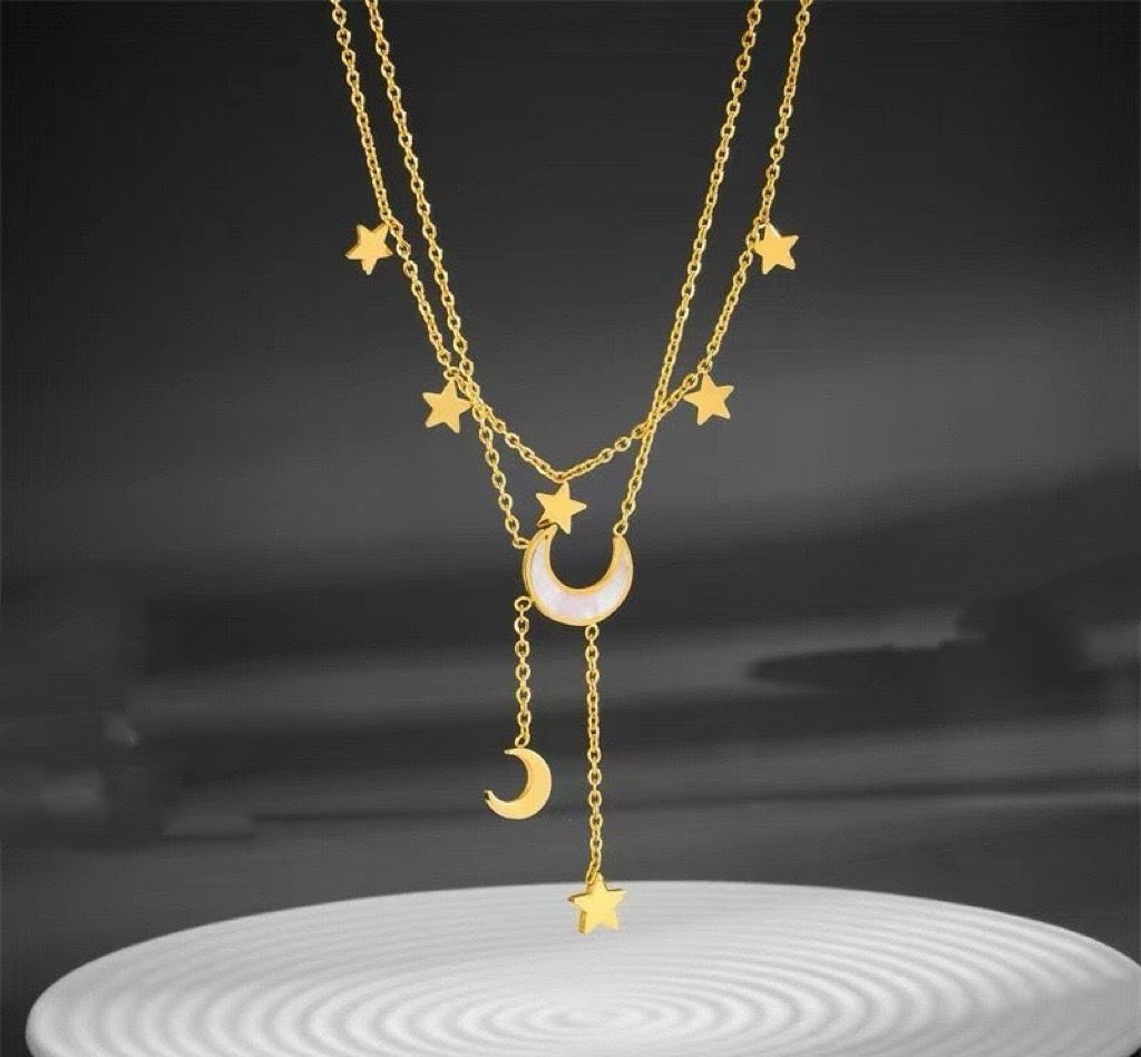 Luna & Stars Layered Necklace