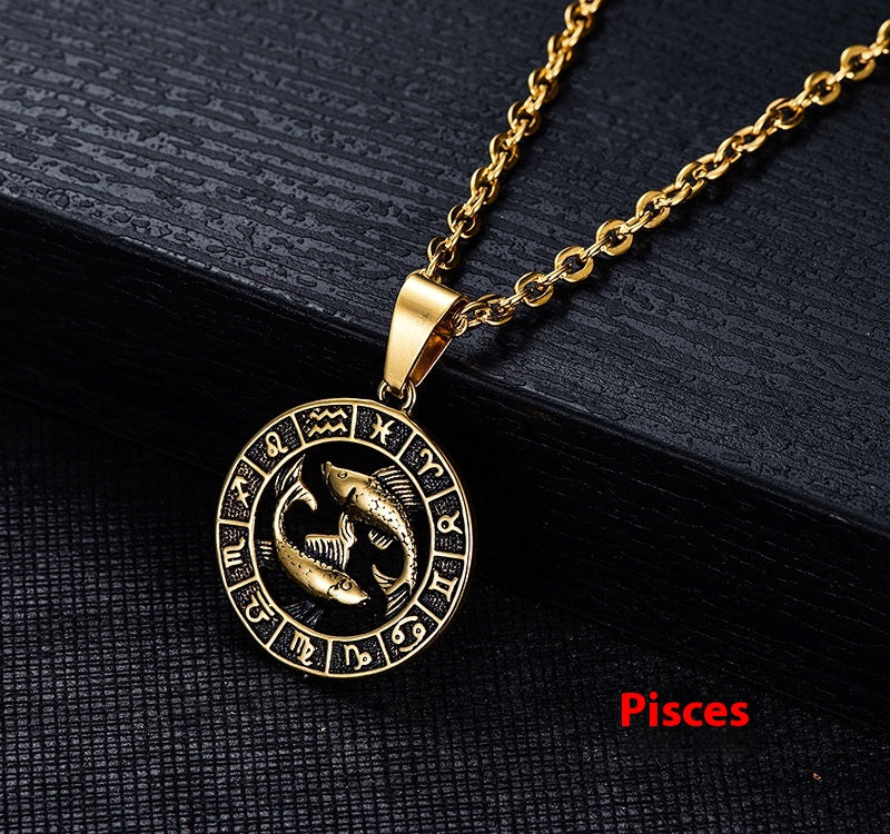 Zodiac Medallion Necklace