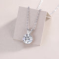 V-Shaped Solitaire Pendant