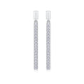 Pavé Bar Drop Earrings