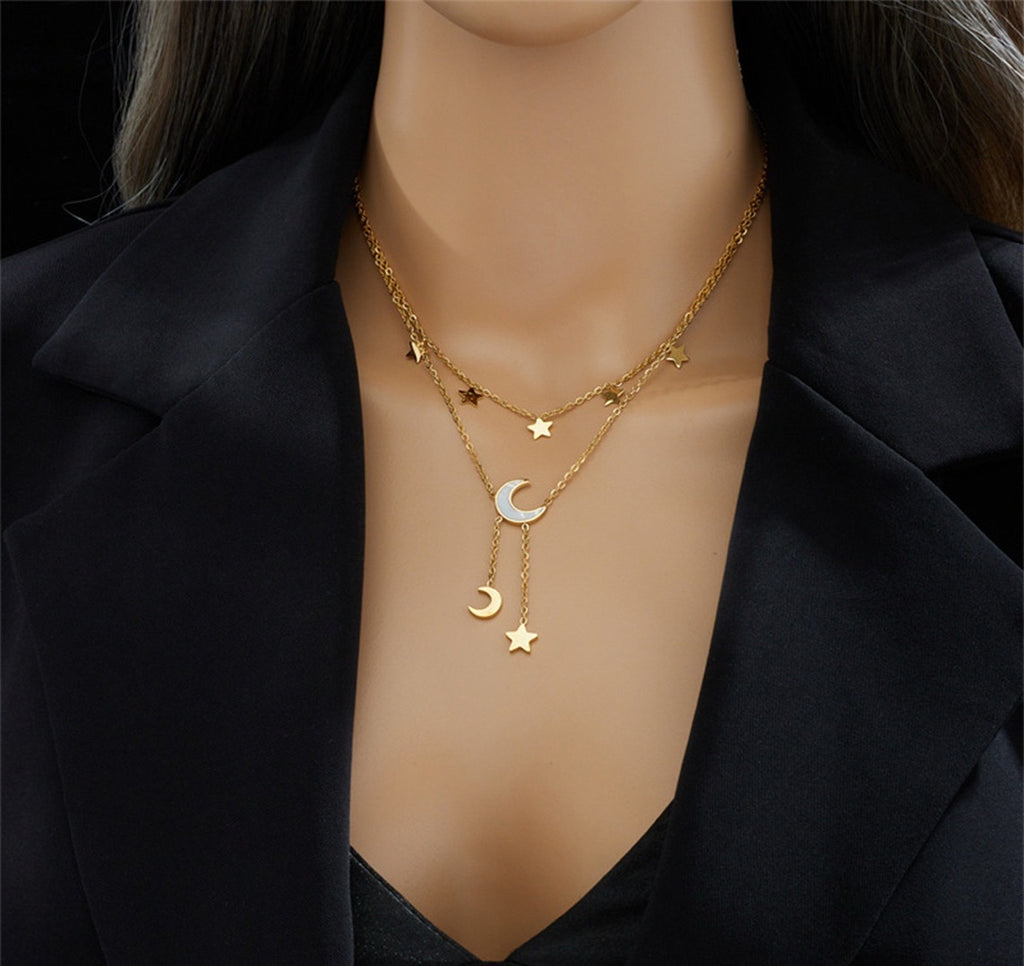 Luna & Stars Layered Necklace