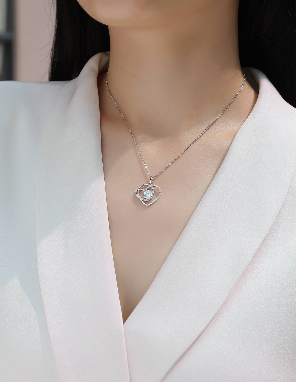 Twin Hearts Pendant