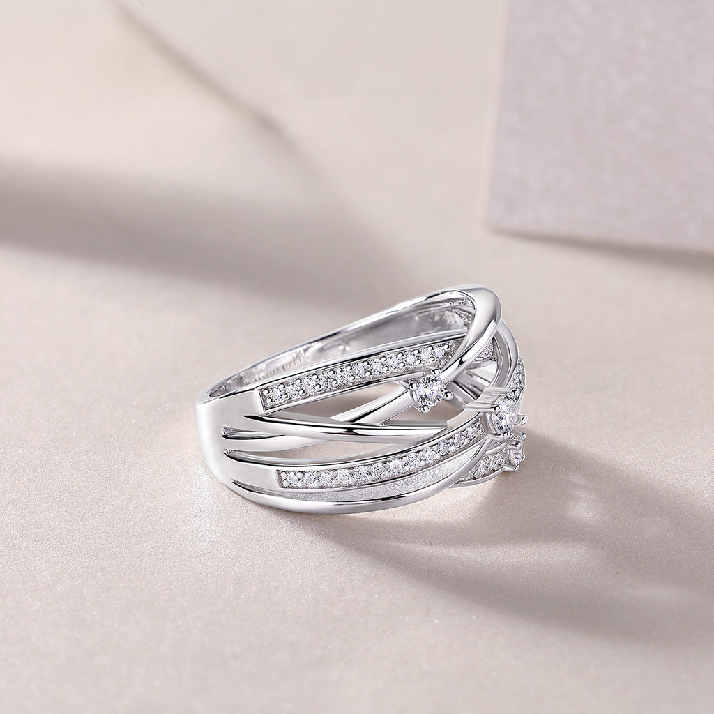Star Pavé Ring