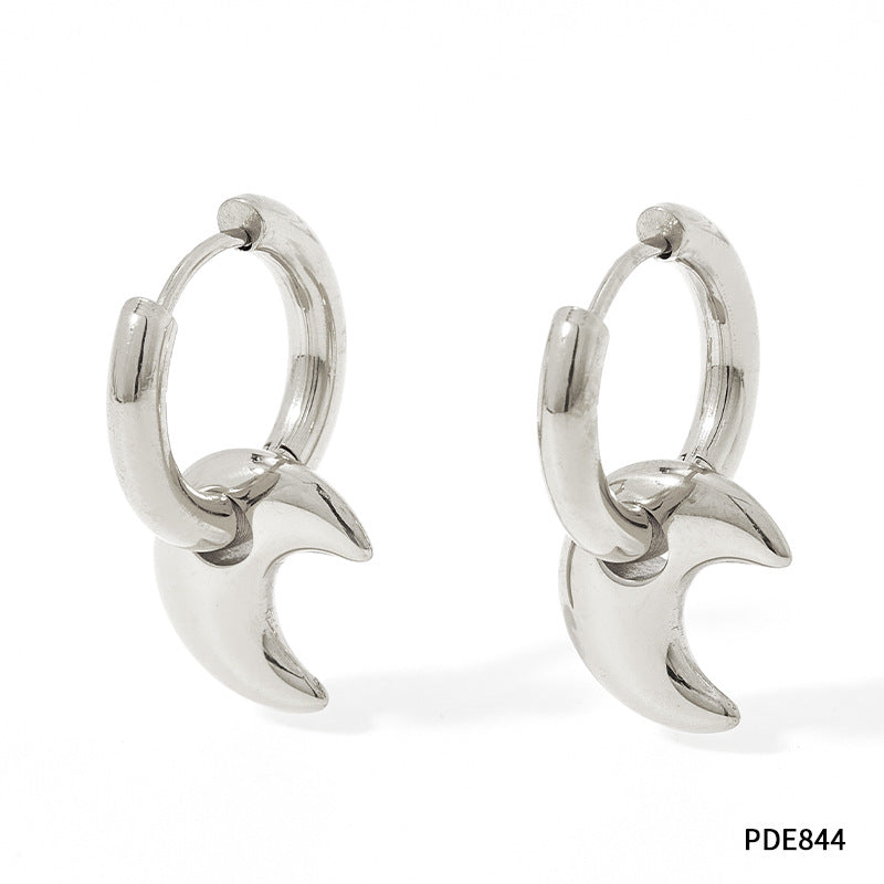 Charm Huggie Hoops