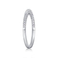 Double Band Pavé Ring