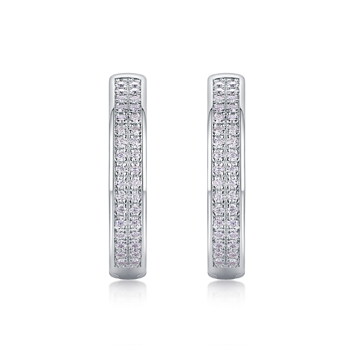 Double Pavé Hoops
