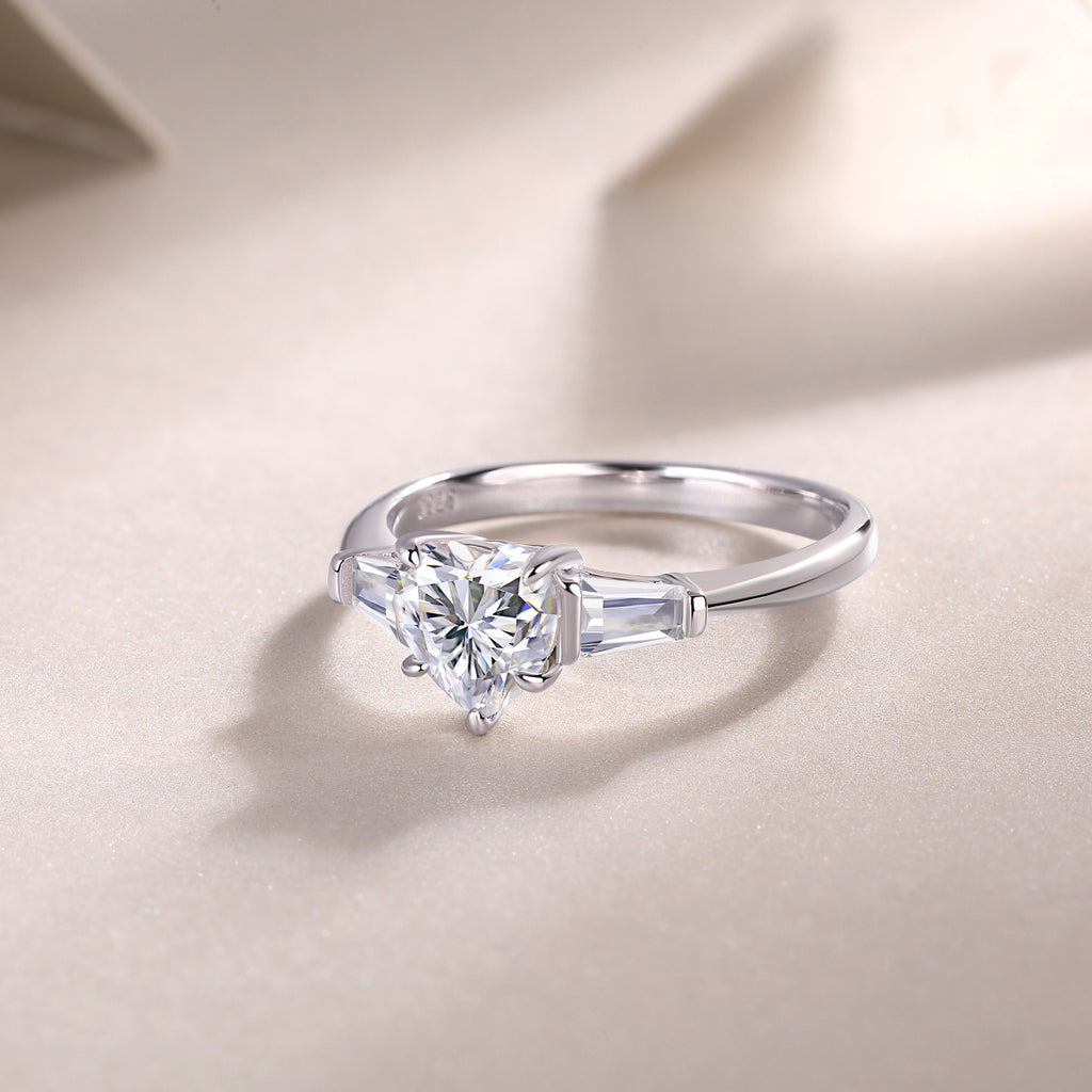 Heart-Cut Ring