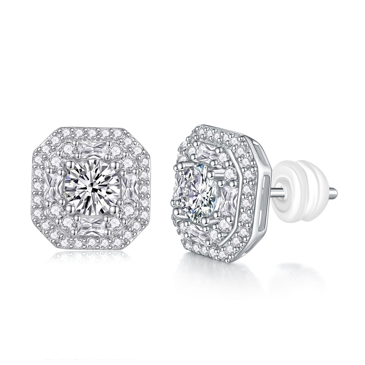 Octagon Halo Studs