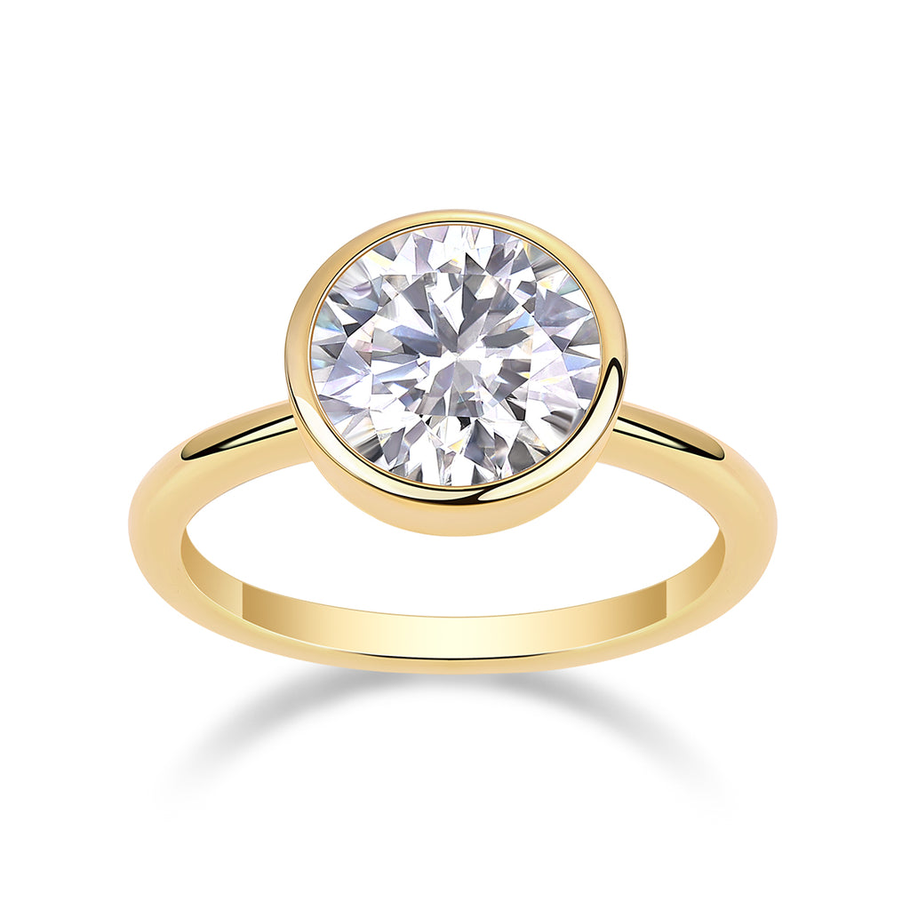 Bezel Solitaire Ring