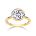 Bezel Solitaire Ring