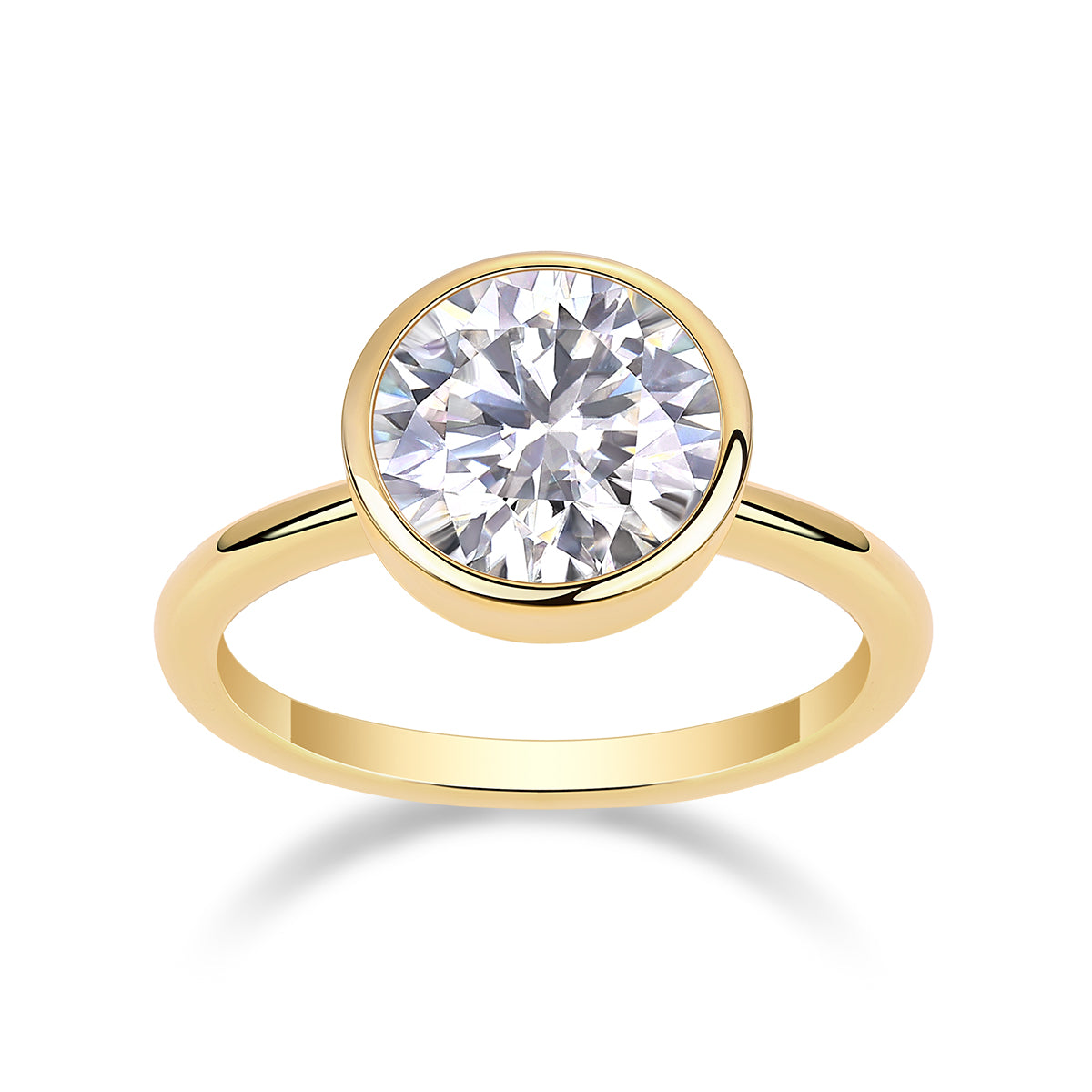 Bezel Solitaire Ring