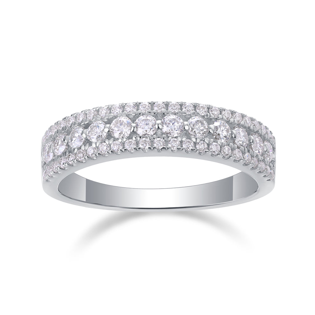 Wide Pavé Band