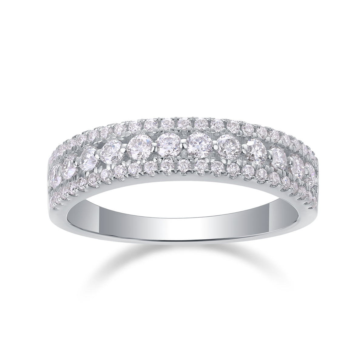 Wide Pavé Band