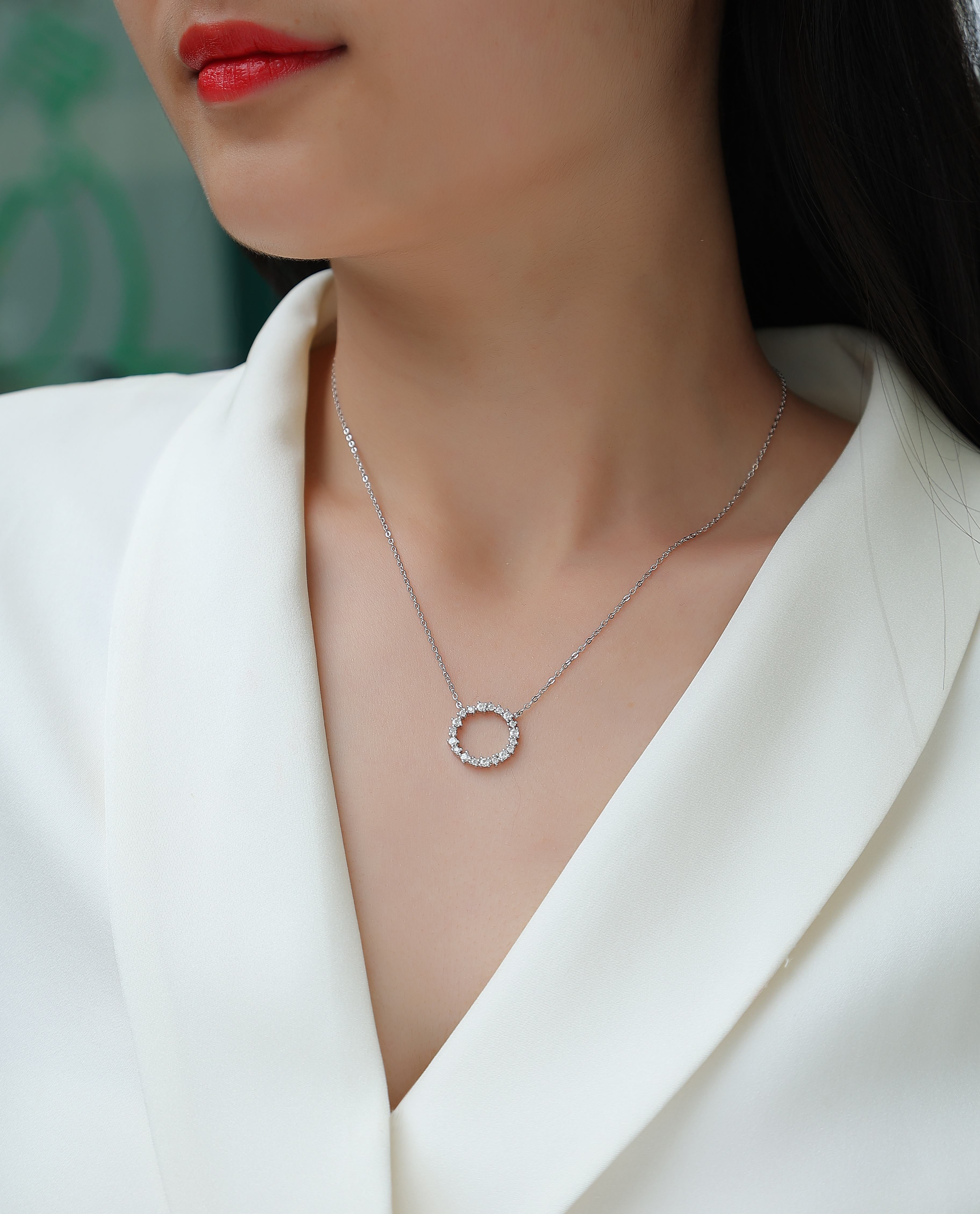 Open Circle Necklace
