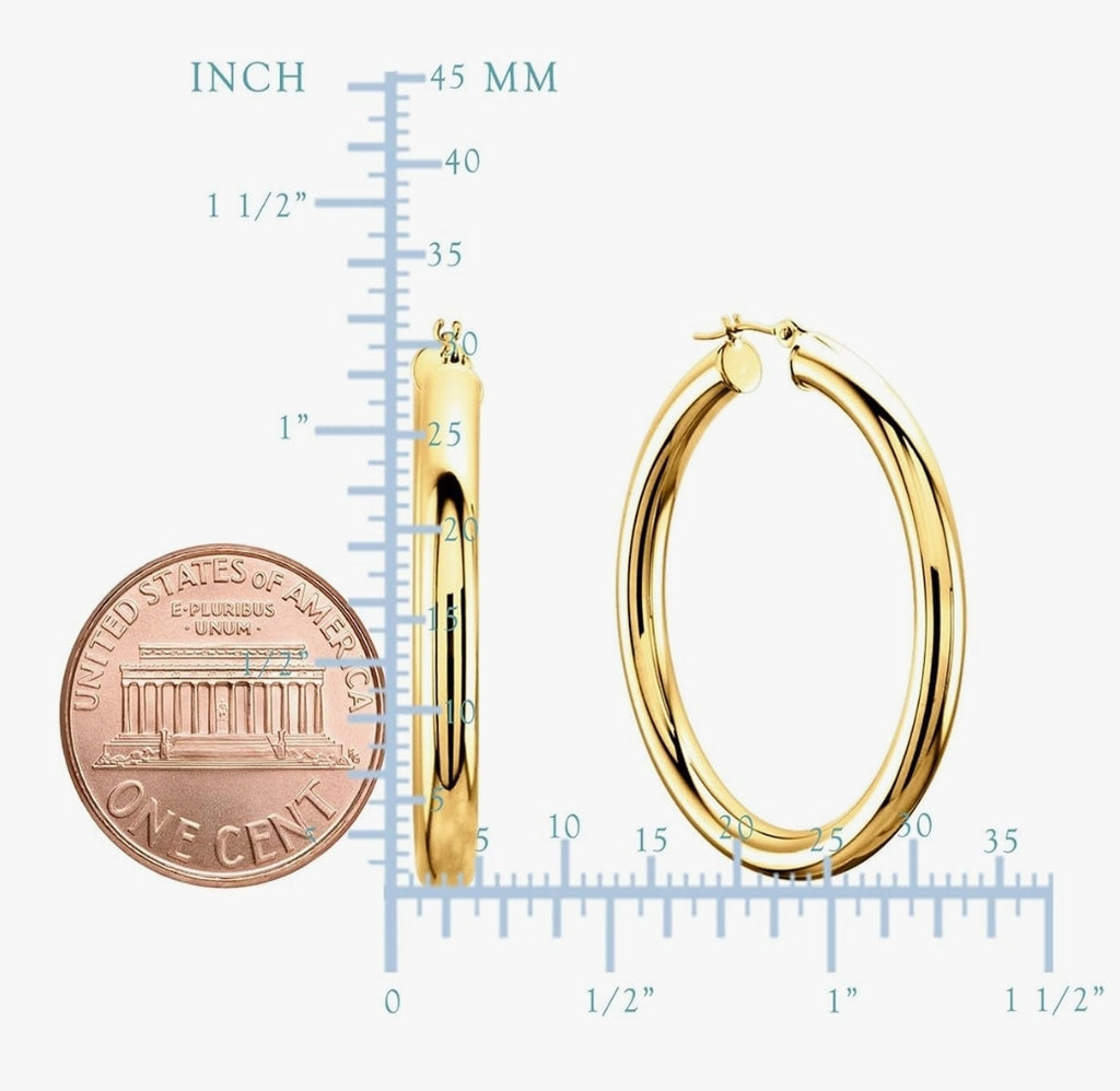 Polished Creole Hoops