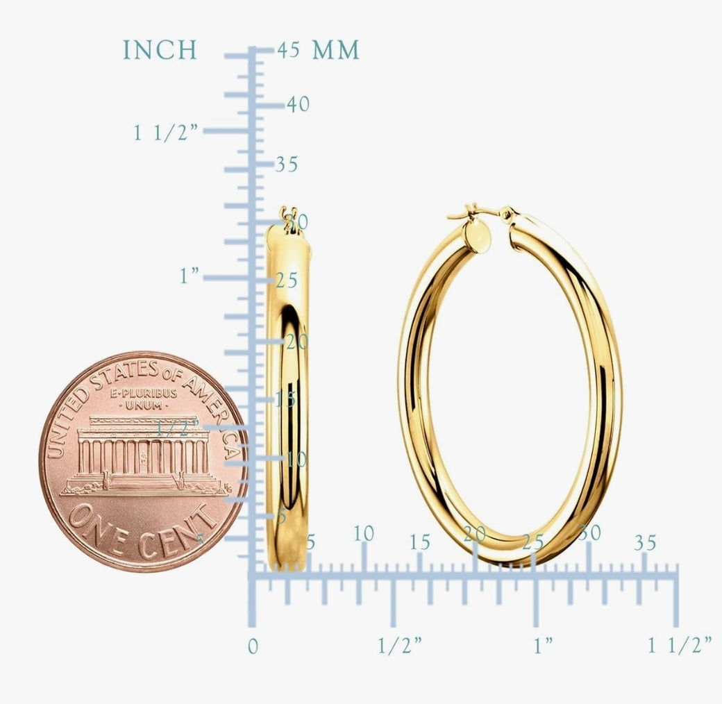 Polished Creole Hoops