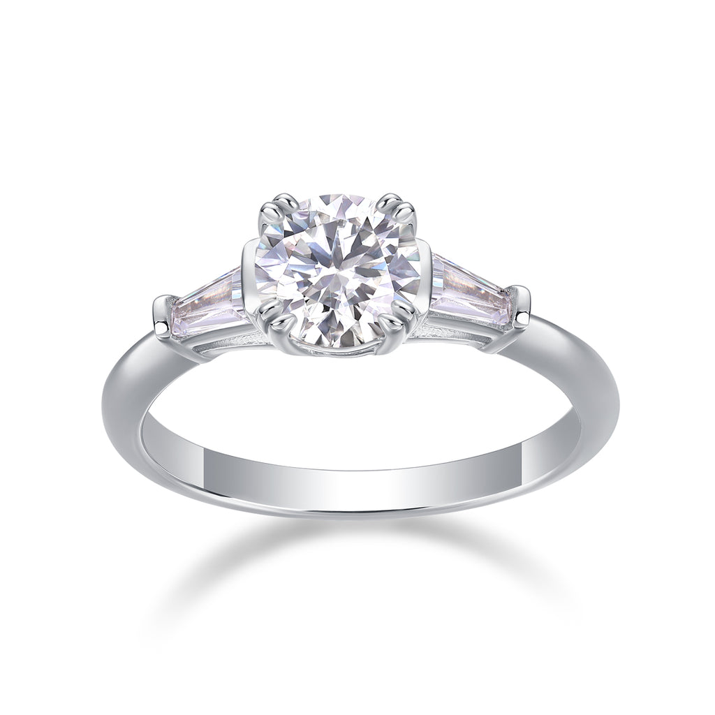 Tapered Baguette Solitaire