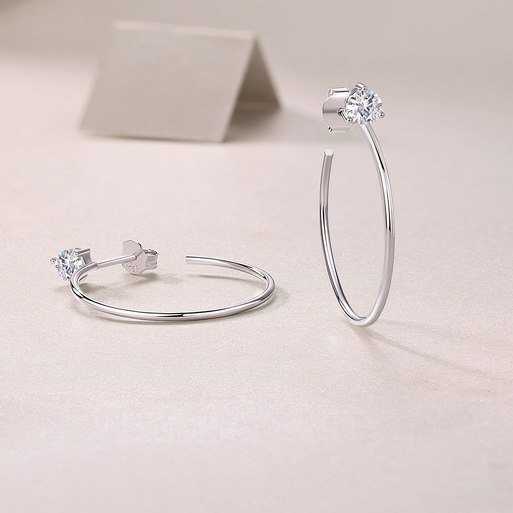 Open Arc Earrings