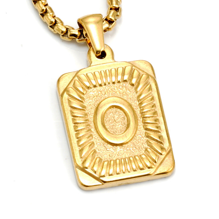 Initial Medallion Necklace