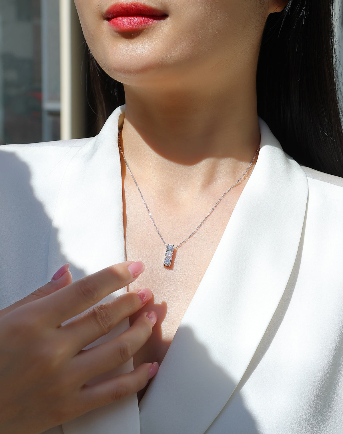 Round Solitaire Pendant