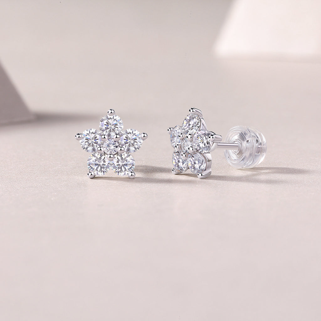Paris Flower Studs