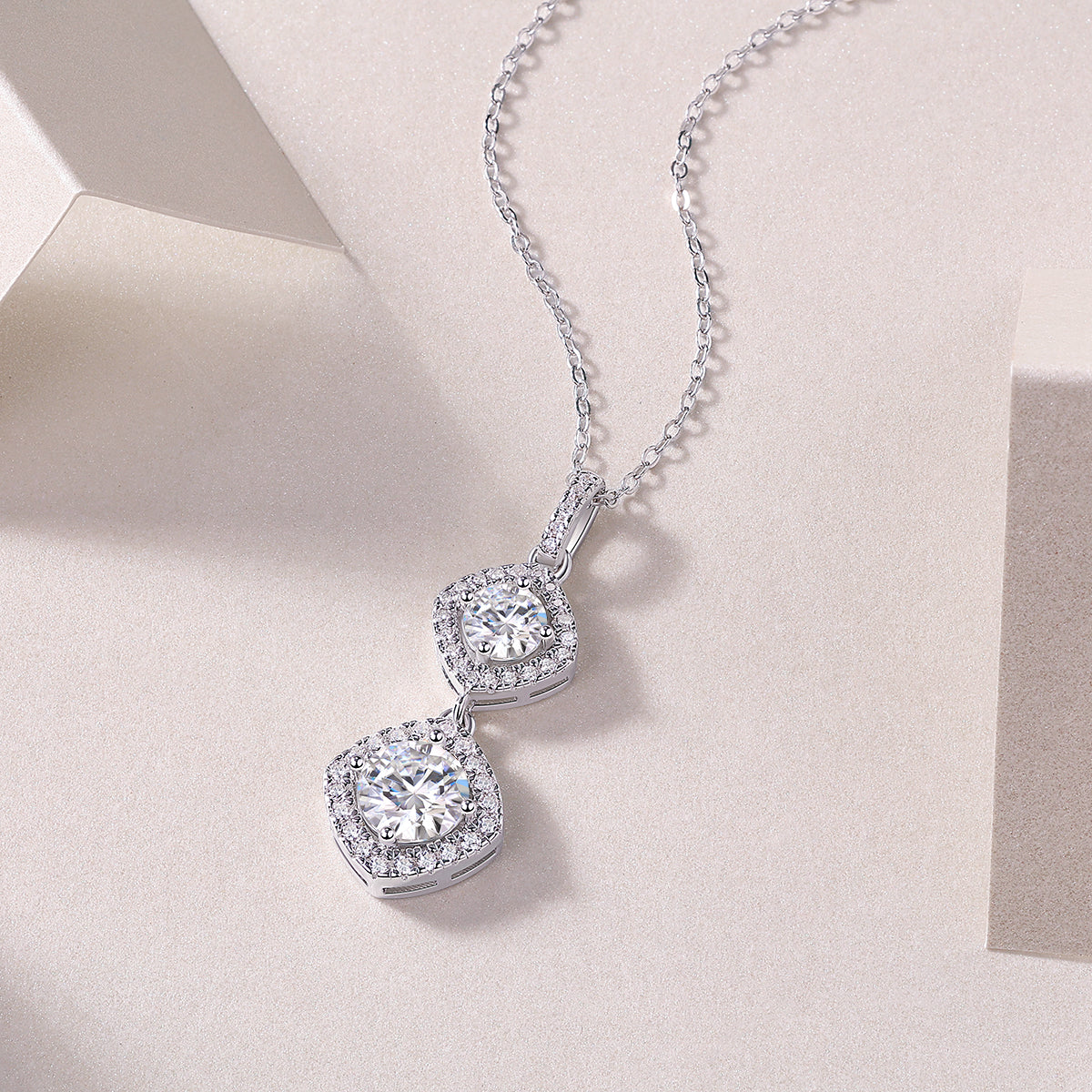 Double Halo Pendant