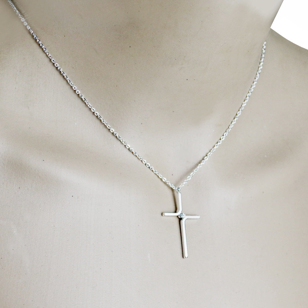 Slim Cross Pendant