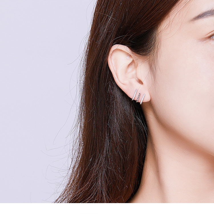 Aria Triple-Line Studs