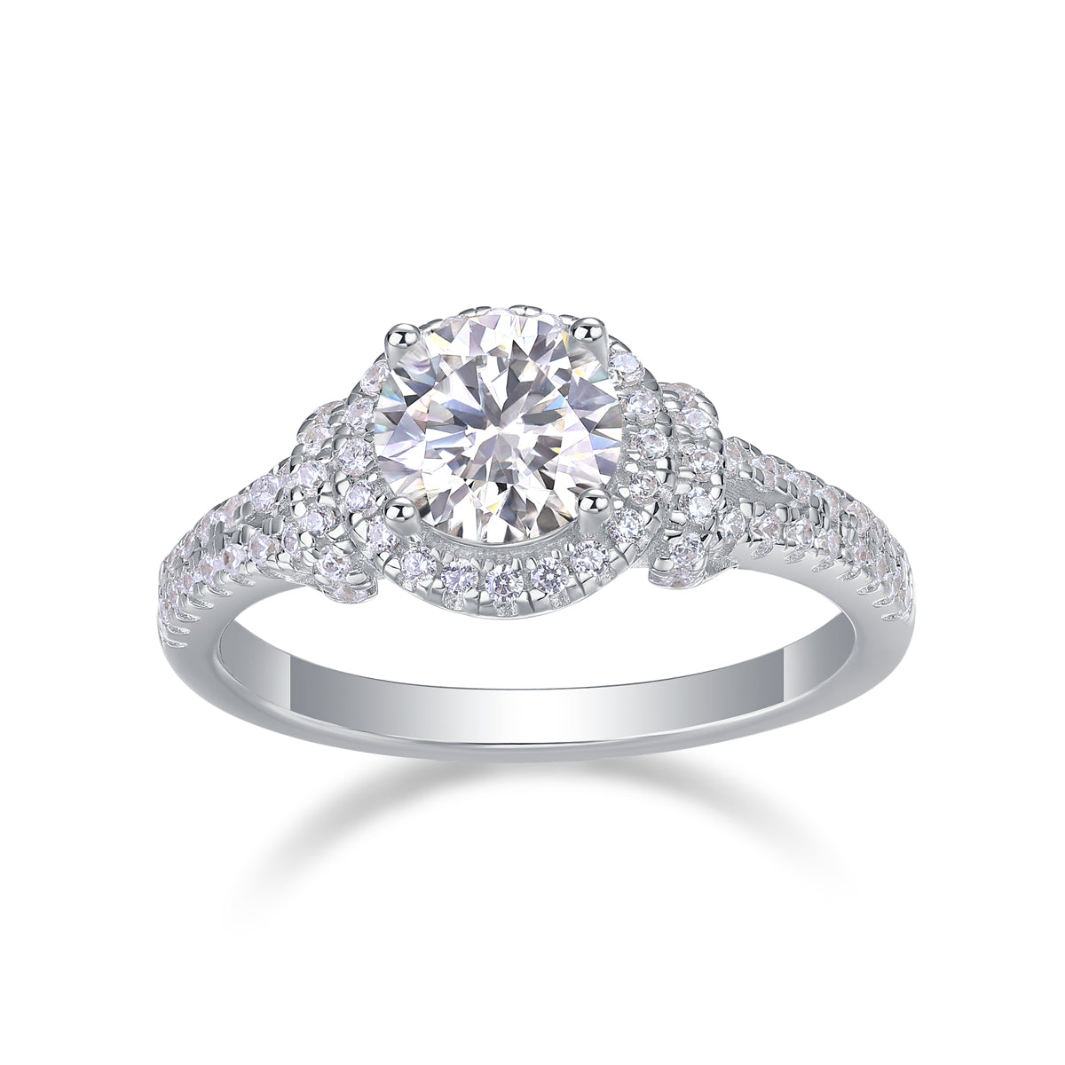 One-Carat Solitaire Band
