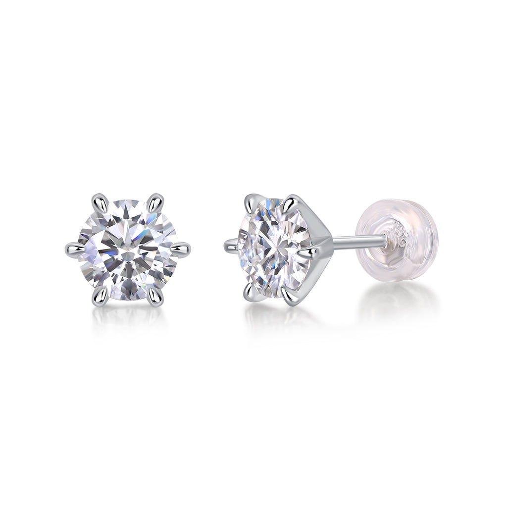 Six-Claw Solitaire Studs