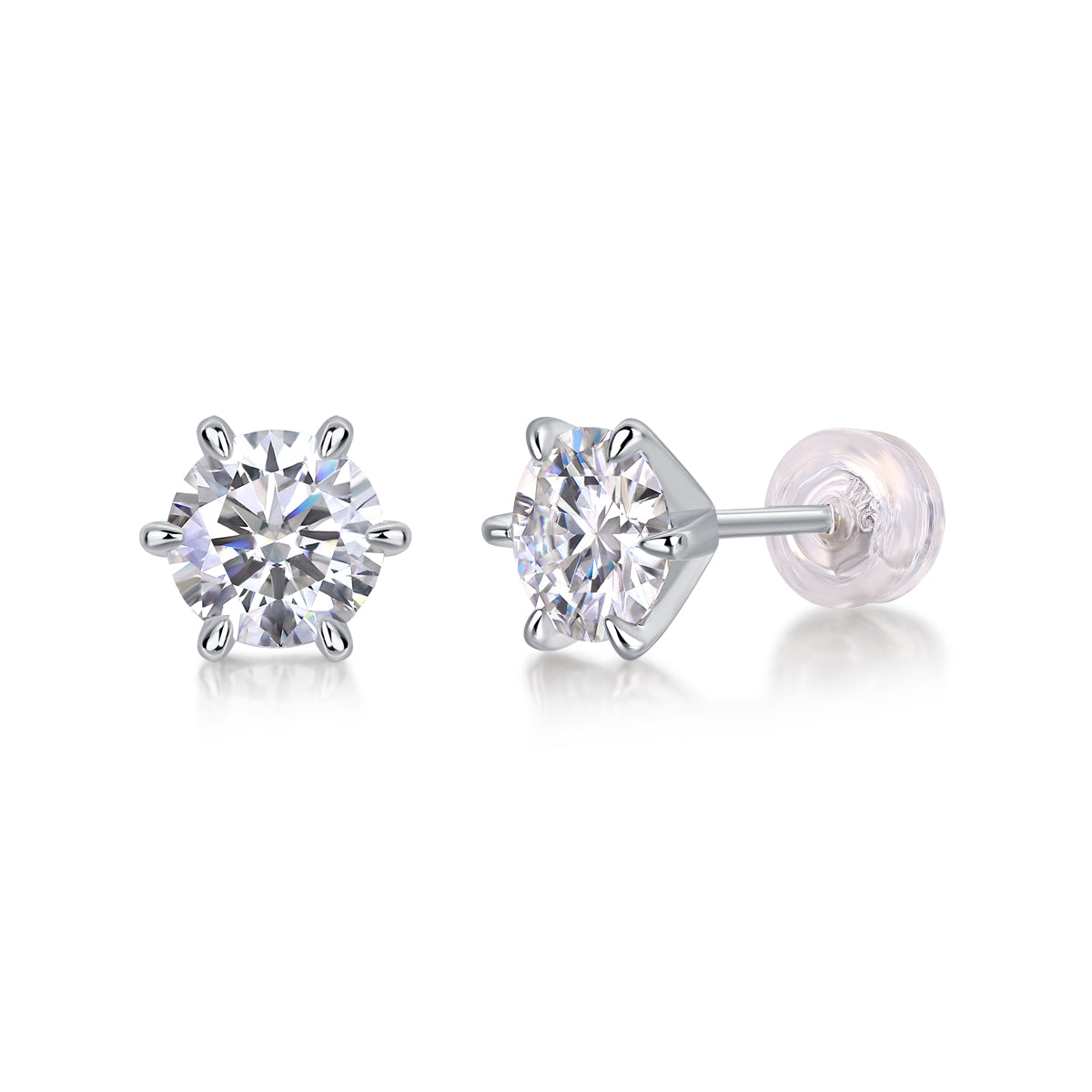 Six-Claw Solitaire Studs